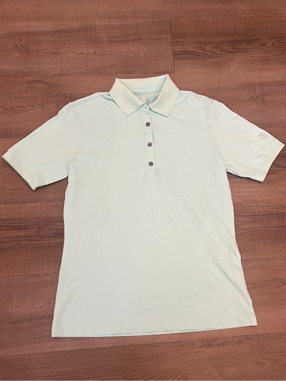Bogner Women’s Ice Blue Cotton Blend Polo